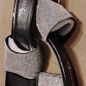 Rogue Helium Women's Sparkling Silver Sandals